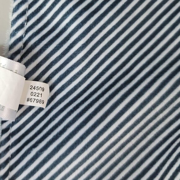 Carter's Lovey Hugging Dinosaur Triceratops Blue 12" Striped Gray Plush 2020 - Picture 11 of 11